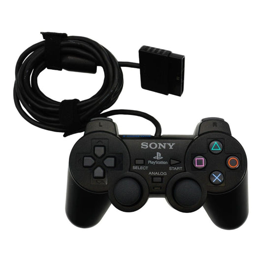PlayStation 2 DualShock 2 Wired Controller 2 Pack (Black) [Refurbished]