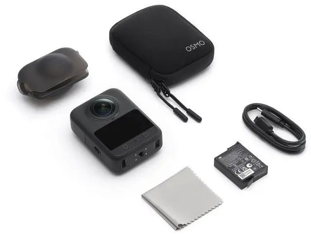 DJI Osmo 360 Panoramic Action Camera, supports native 8K 360° video, as well as 4K/120fps and 170° enhanced video, Standard Package, 1 Battery