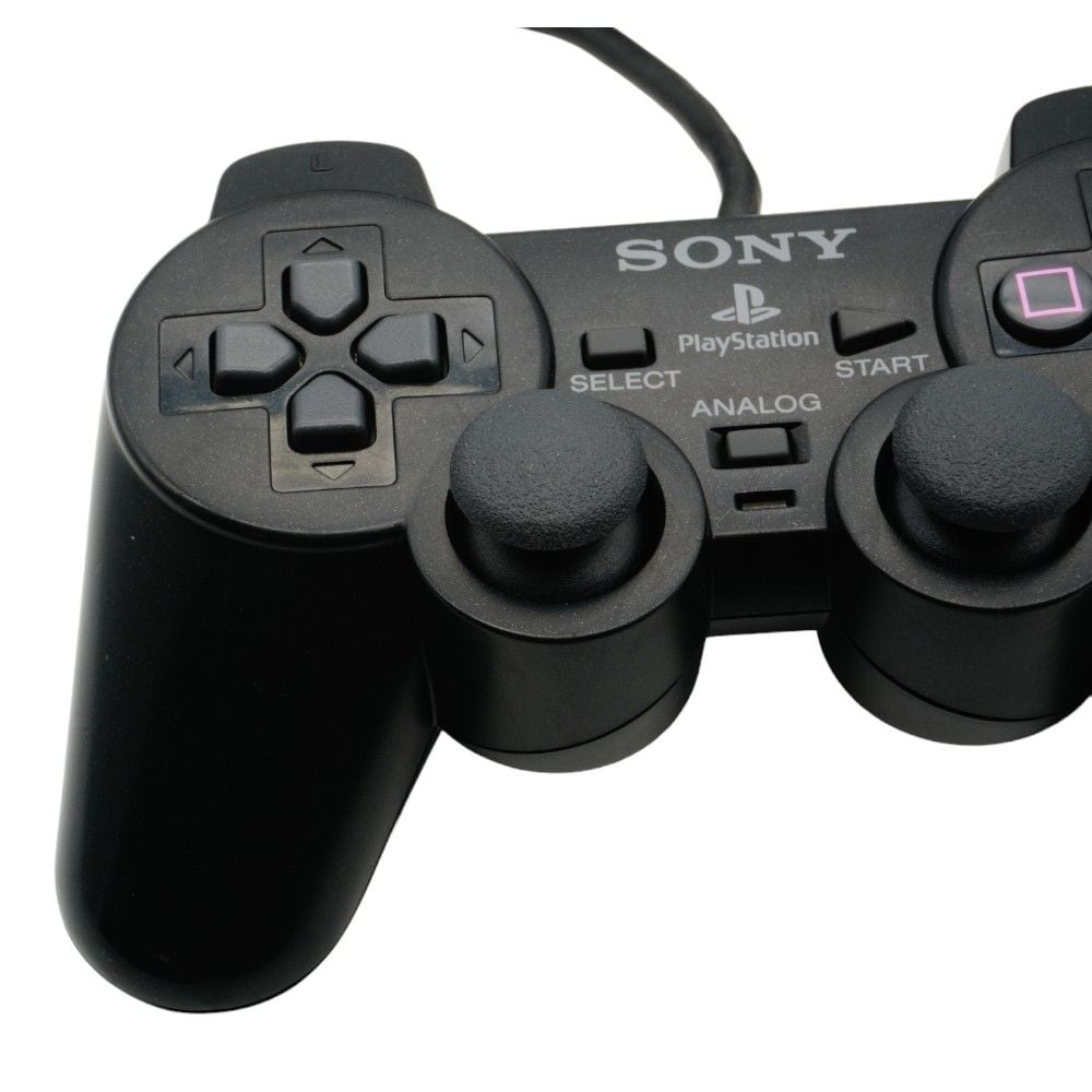 PlayStation 2 DualShock 2 Wired Controller 2 Pack (Black) [Refurbished]